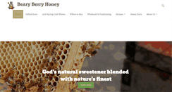 Desktop Screenshot of bearyberryhoney.com